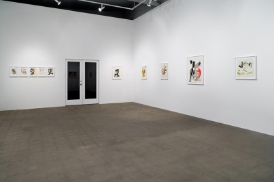 Don Van Vliet在纸上工作