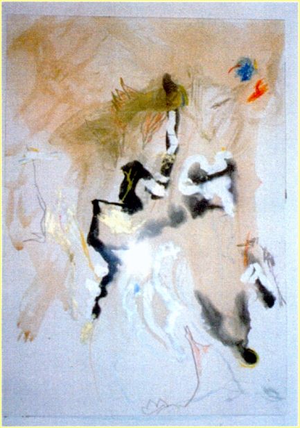新作品展览中不知名的画作